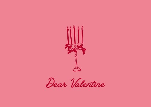 Dear Valentine Post Card